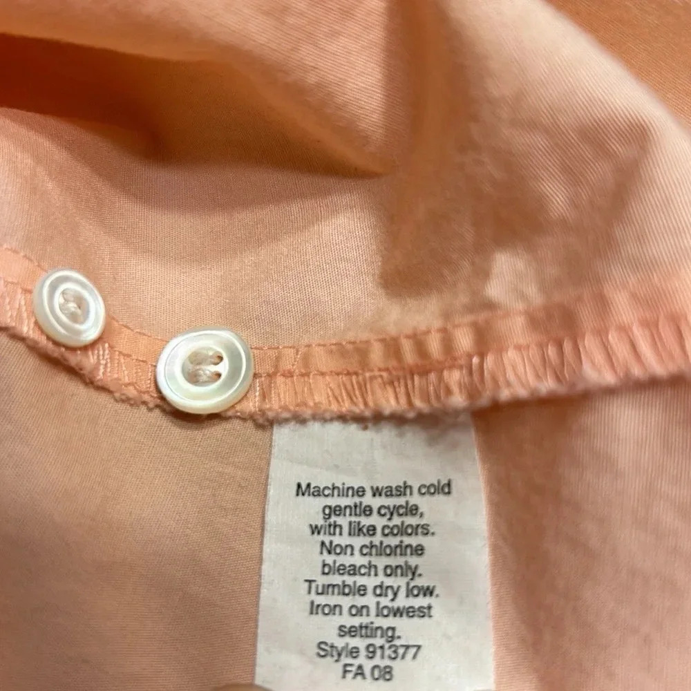 J,Crew cotton blouse,shirt,sz S, EC, office,minimalist,lagenlook,sustainable - Picture 11 of 16